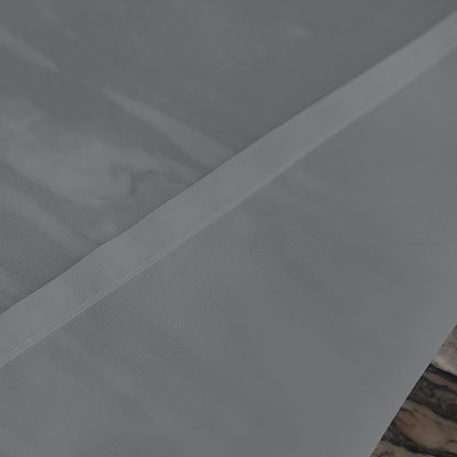 Window Gray Sheer Curtains 84 Inches Long 2 Panels Sheer Curtain Basic Rod Pocket Panel for Bedroom Children Living Room Yard Kitchen (Gray, 52" W x 84" L | 2 pcs)