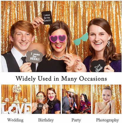 ShinyBeauty Photobooth Background-4FTx7FT-Gold-Sequin backdrops Sequin Fabric Wedding Backdrop Shimmer Backdrop Gold Sequin Backdrop Curtain Photography Backdrop