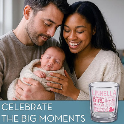 1pk Personalized Printed Photo 2.5oz Shot Glass - Mother's Day Gifts for Dads and Moms,custom image or pictures–anniversaries, party favors, bachelor or bachelorette party,21st birthday shot glass