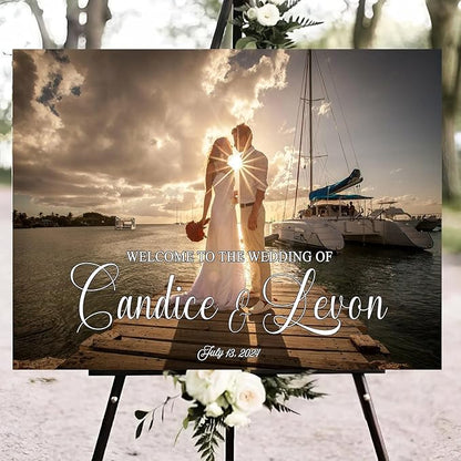 Photo Wedding Sign, Welcome Wedding Sign, Wedding Welcome Sign, Welcome Sign Wedding, Photo Welcome Sign