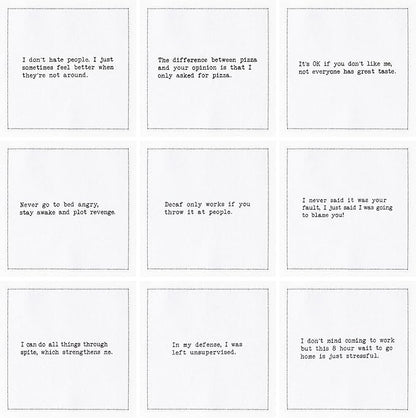 Five Star Napkins Subversive Quotes Cotton Cocktail Napkins,Beverage Napkin, Bar Napkin, Party Napkins,Small Napkins,Napkins for Events,Holidays, Weddings,Parties 4.5"x4.5"-Single Use(50x) Disposable