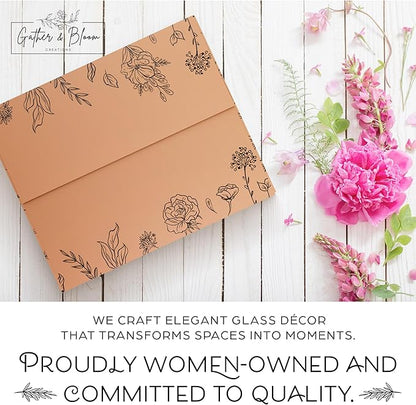 Gather & Bloom Creations Glass Bud Vases in Bulk – Set of 10 Mini Wedding Centerpiece Vases – Durable, Vintage-Inspired Clear Glass Vases for Flowers and Table Decor