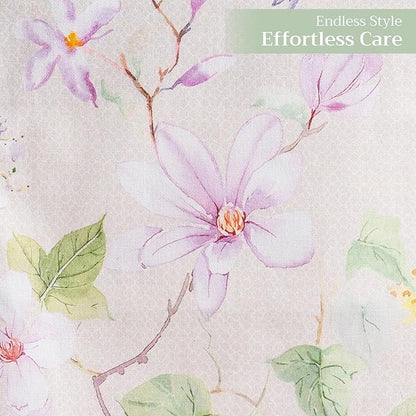 Maison d' Hermine Table Runner 100% Cotton Double Layer Table Runners 72 inches Long Decorative for Home Kitchen Dining Party Wedding Bridal Shower Spring Summer (Magnolia Mornings, 14.50" x 72")