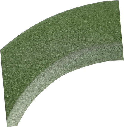 DOITOOL Flower Foam Ring with Suction Cup Car Flower Mud Green Wet Foam Blocks Round Floral Foam Blocks Artificial Floral Arrangements Mud for Florist Wedding Car Holiday Decoration 140g (Pack of 2)