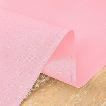 2 Pack Pink Small Short Table Runner 12 x 36 Inch Solid Color Runners Coffee Table Dresser for Daily Party Home Decoration