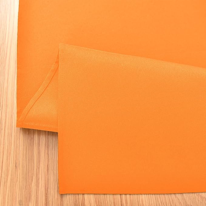 Farmhouse Orange Table Runner Dining Table Runners 48 Inches Long Coffee Table Runner for Dresser Living Room Bedroom Holiday Party Banquet 12X48 Inch