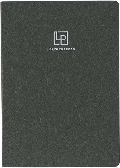 Luxury Leather Refillable Journal/Writing Notebook for Men & Women, Reusable Full-grain Leather Cover, 120gsm Thick Paper, Blank, Dotted, Lined Refills