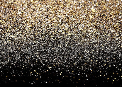 SJOLOON Black and Gold Backdrop Gold Spots Backdrop Vinyl Photography Backdrop Vintage Background for Family Birthday Party Newborn Studio Props 11547(10x8FT)