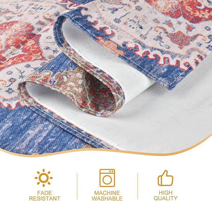 Snycler Table Runner Boho Table Runners Vintage Elegant Farmhouse Table Center Linen Decor for Home Dining Party Entrance (13x108 Inch) Navy Blue
