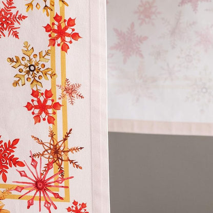 Maison d' Hermine Table Runner 100% Cotton Single Layer Table Runners 108 inches Long for Thanksgiving Christmas Decorations Home Kitchen Dining Party Wedding (Crystal Star, 14.5" x 108")