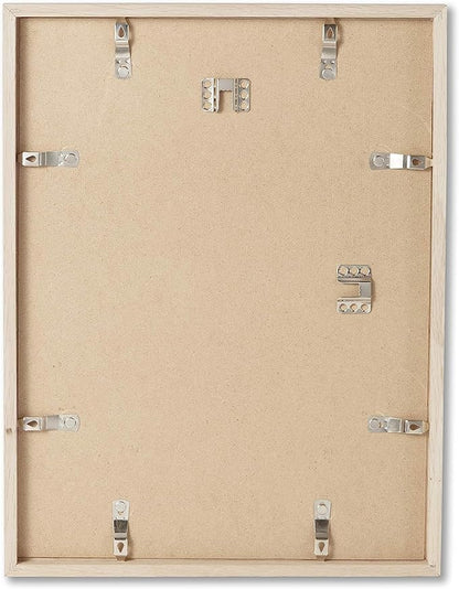 Opposite Wall - 9x12 in - Natural Solid Oak Wood Picture Frame - Lightweight, Versatile & Shatterproof - Wall Hanging Poster or Photo Frame - Wall Decor for Office, Gallery & Home