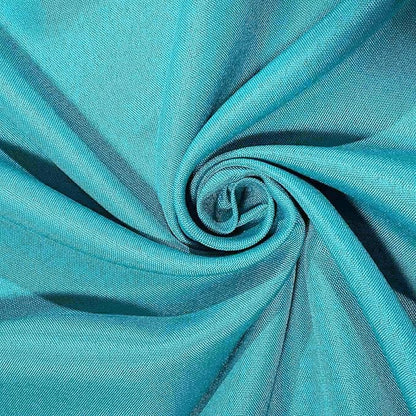 Efavormart 90" Turquoise Wholesale Linens Polyester Square Linen Tablecloth for Kitchen Dining Catering Wedding Birthday Party