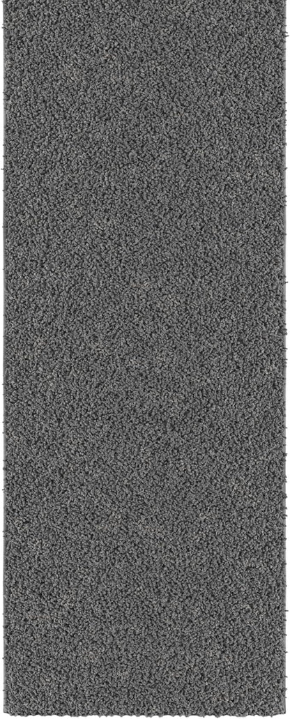 Ottomanson 2' x 3' Shaggy Area Rug - Plush & Cozy Non-Slip Carpet for Bedroom, Living Room & Nursery - Non Shedding & Durable for High-Traffic Areas, Gray