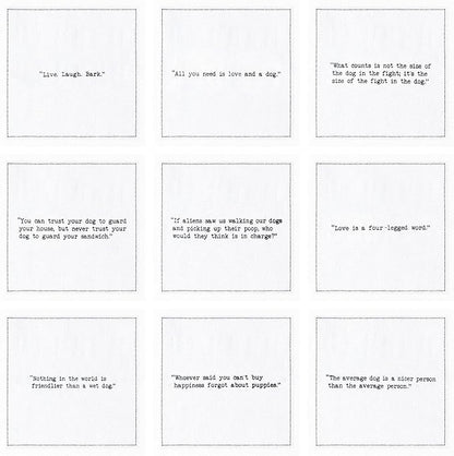 FIVE STAR NAPKINS Dog Quotes, White Cotton Cocktail Napkins, Beverage Napkins, Bar Napkins, Cloth Napkins, Party Napkins, Events, Holidays, Weddings, Birthdays, Disposable, 4.5'' x 4.5''- (50x)