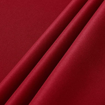 sancua 2 Pack Red Tablecloth 60 x 102 Inch, Rectangle 6 Feet Table Cloth - Stain and Wrinkle Resistant Washable Polyester Table Cover for Dining Tables, Buffet Parties and Camping