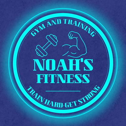 Custom Gym LED Sign – Personalized Color Changing Acrylic Wall Decor for Home Gym, Workout Room, or Man Cave (Gym, 20 INCHES)