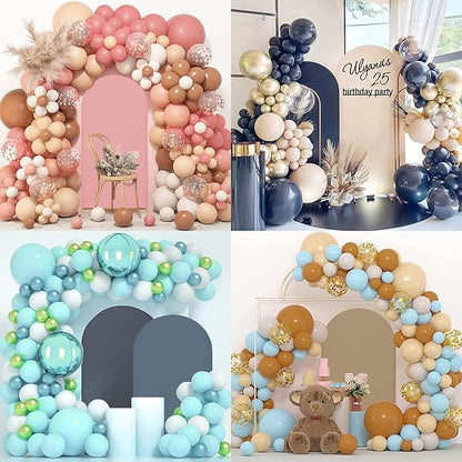 7.2FT Wedding Arch Covers Arch Backdrop Cover Arch Stand Covers Set Arch Cover Spandex Fabric Stretchy Backdrop for Wedding Birthday Party Decoration Baby Shower (Lilac)