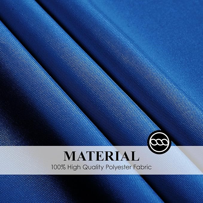 Round Tablecloth 120 Inch 6 Pack Royal Blue Tablecloths Washable Decorative Linen Polyester Table Clothes Cover for Dining Table Banquets Buffet Parties and Wedding