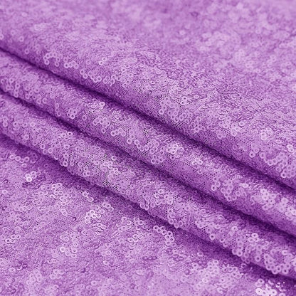 Sugargirl Lavender Purple Sequin Backdrop Curtain 4 Panels 2FTx8FT Glitter Lavender Background Drapes Sparkle Photography Backdrop for Party Wedding Birthday Wall Decoration
