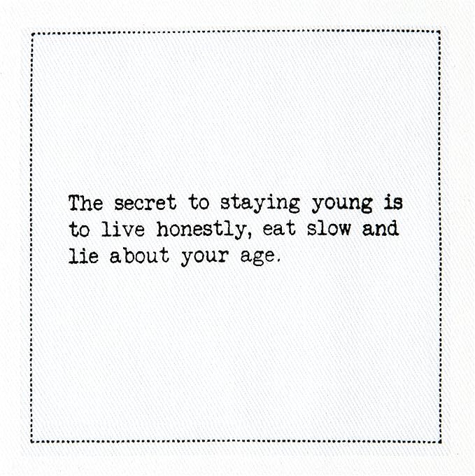 Five Star Napkins 50th Birthday Quotes White Cotton Cocktail Napkins, Beverage Napkins, Bar Napkins, Cloth Napkins, Party Napkins, Events, Holidays, Weddings, Birthdays, Disposable, 4.5" x 4.5"- (50x)