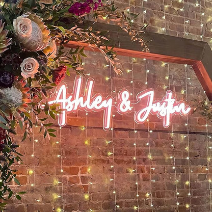 Custom Neon Signs for Wall Decor, Personalized Your Own Neon Name Sign Customizable for Bedroom Wedding Birthday Party Decorations Custom Neon Sign