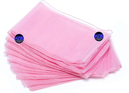 MDS Pack of 200 PCS Organza Chair Sashes Wider Dining Chair Bows Ribbon Tie Back for Wedding Party Birthday Bridal Shower Reception Event Banquet Home Chair Cover Decoration - Blush Pink