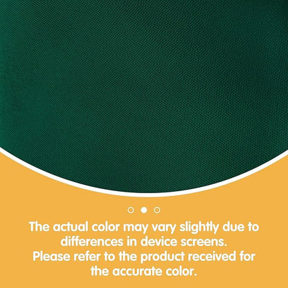BRILLMAX 10 Pack Hunter Green Round Tablecloths 90 Inch - Circle Bulk Linen Polyester Fabric Washable Table Cloth Cover for Wedding Reception Banquet Birthday Party Buffet Restaurant