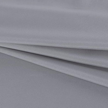 Fitable Rectangle Tablecloth Stain and Wrinkle Resistant Washable Polyester Table Cloth for Buffet Parties and Camping (54x108 inch, Light Grey)