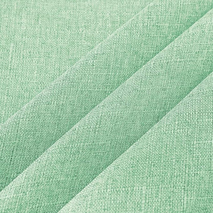 NLMUVW Light Green Round Table Cloth 48 Inch, Linen Tablecloth Rustic Farmhouse Table Cover Water Resistant for Kitchen Dining Coffee