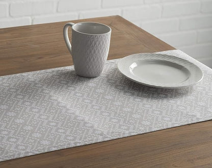 Maison d' Hermine Table Runner 100% Cotton Single Layer Table Runners 48 inches Long for Thanksgiving Christmas Decorations Home Kitchen Dining Party Wedding (Cozy Christmas, 14.5" x 48")