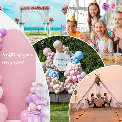 LEBENGURU Upgraded 7.2FT Wedding Arch Cover, Dusty Pink Spandex Fitted Arch Backdrop Cover, Round Top Chiara Stand Covers for Birthday Party Baby Shower Banquet Balloon Décor