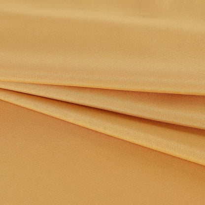 Fitable Rectangle Tablecloth Stain and Wrinkle Resistant Washable Polyester Table Cloth for Buffet Parties and Camping (60x84 inch, Gold)