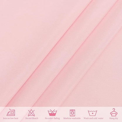 10 Pack Pink Tablecloths for 6ft Rectangle Tables 60 x 102 Inch - Polyester Table Cover Stain and Wrinkle Resistant Washable Fabric Table Clothes for Wedding Party Banquet Reception Restaurant