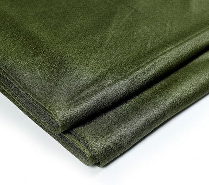 VDS Pack of 2 Panel (30 Inch X 20 Feet) Wedding Arch Draping Fabric Sheer Chiffon Fabric Drapery for Wedding Ceremony Reception Swag Backdrop Canopy Chuppah ARBO Altars Decoration (Olive)