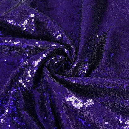Poise3EHome 8Ft x 10Ft Purple Sequin Backdrop, Glitter Thick Satin Sequin Background Drapes, Sequence Backdrop for Halloween Wedding Party Holiday Festival Decor