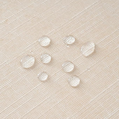 NLMUVW Square Linen Tablecloth 54 Inch, Champagne Table Cloth Textured Water Resistant Farmhouse Rustic Table Cover for Kitchen Dining Café, 54 x 54 Inch