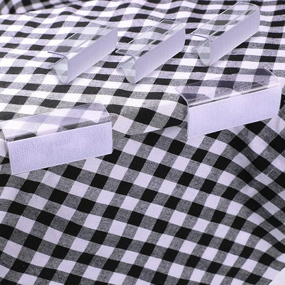 36 Pieces Table Skirting Clips Clear Tablecloth Clips for Indoor Outdoor Events Wedding Meeting Party Picnic Banquet