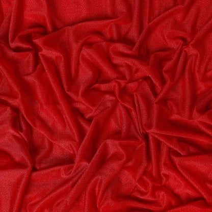 VDS Pack of 2 Panel (30 Inch X 30 Feet) Wedding Arch Draping Fabric Sheer Chiffon Fabric Drapery for Wedding Ceremony Reception Swag Backdrop Canopy Chuppah ARBO Altars Decoration (Red)