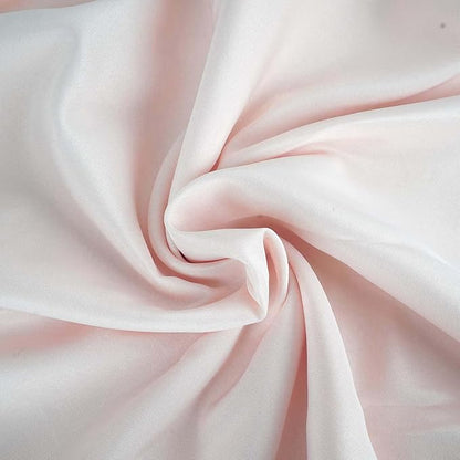 Efavormart Round Tablecloth, 108 Inch Stain & Wrinkle Resistant Washable Table Cloth, Decorative Polyester Fabric Table Cover for Banquet, Wedding, Dining- Blush