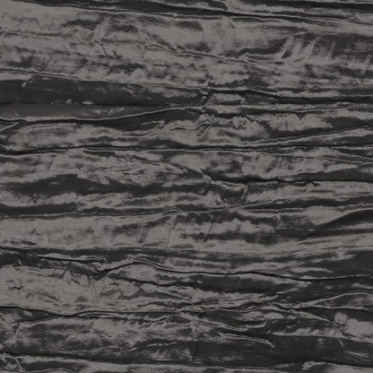 YOUR CHAIR COVERS - 90 x 132 inch Rectangular Crinkle Taffeta Tablecloth - Black, Rectangle Table Linens for 6 ft Rectangular Tables, Wedding Crushed Table Cloth