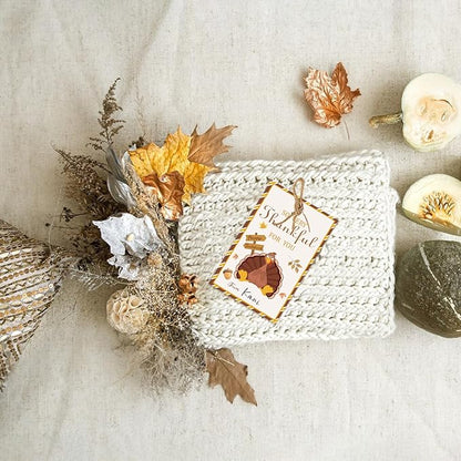 50pcs Thanksgiving Thank You Gift Tags, Turkey Theme Gift Tags for Friendsgiving Party Favor and Gift Wrapping Decoration(Turkey)