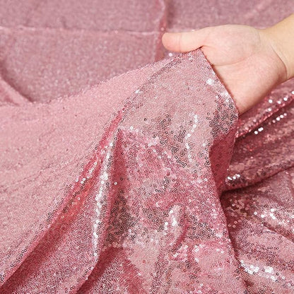 Poise3EHome Fuchsia Pink Sequin Backdrop Curtains, 2 Panels 2FTx8FT Glitter Background for Party Birthday Party Baby Shower Wedding Christmas Thanksgiving Holiday Festival Decor