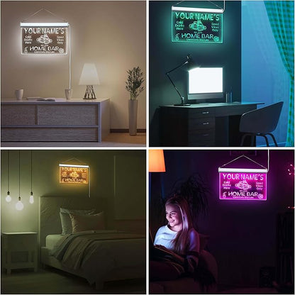 ADVPRO Personalized Your Name Custom Home Bar Beer Established Year Single Color LED Neon Sign 16 x 12 Inches st4s43-p11-tm-o