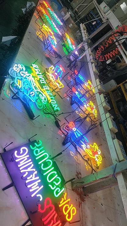 Neon Signs Beer Bedroom Miller High Life Beer Glass Neon Signs for Man Cave Birthday Party Neon Light Art Wall Lights 24 X 20 Inches