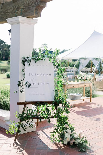 Welcome Wedding Sign Personalized, Personalized Wedding Welcome Sign Minimalist Modern