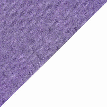 Efavormart 70" Premium Square Polyester Tablecloth for Wedding Kitchen Dining Events - Purple
