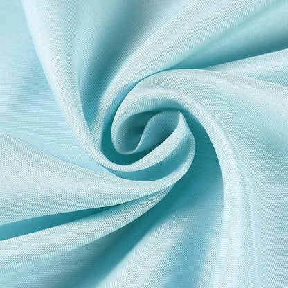 Efavormart 54x54 Light Blue Wholesale Linens Seamless Polyester Square Linen Tablecloth for Wedding Banquet Party Restaurant