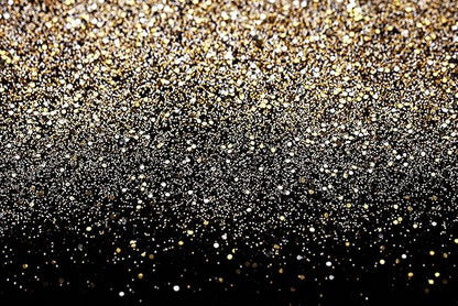 SJOLOON Black and Gold Backdrop Gold Spots Backdrop Vinyl Photography Backdrop Vintage Background for Family Birthday Party Newborn Studio Props 11547(15x10FT)
