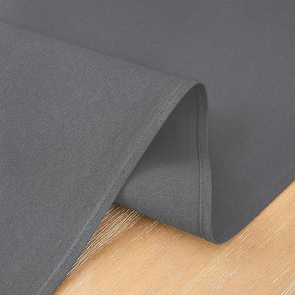 2 Pack Grey Table Runner 12 x 72 Inch Solid Color Farmhouse Runners Coffee Table Dresser for Daily Party Home Decoration