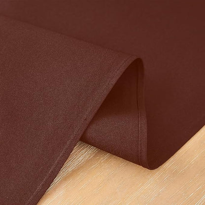 2 Pack Chocolate Table Runner 12 x 90 Inch Solid Color Farmhouse Runners Coffee Table Dresser for Daily Party Home Decoration